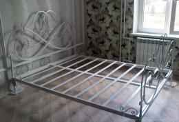 Кованая кровать, размер 160×200 №55