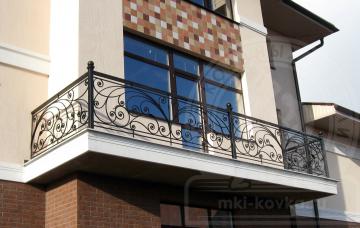 Кованое балконное ограждение №145