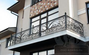 Кованое балконное ограждение №145