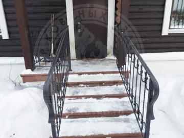 Кованые перила. Индивидуальный проект. №438