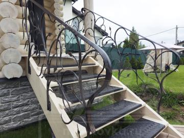 Кованые перила. Индивидуальный проект. №435.                                                   