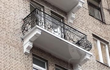 Кованое балконное ограждение №157