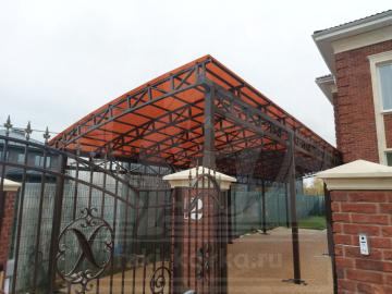 Металлический навес для машины (размером 13,5м × 3,83м) № 384