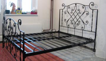 Кованая кровать, размер 180×200 №49