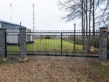 Кованые ворота и калитка № 316