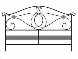 Кованая кровать №02 от 25 000 руб.