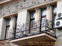 Кованое балконное ограждение №83