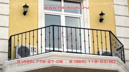 Кованое балконное ограждение №73 от 9 500 руб. за пог.м.