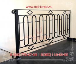 Кованые перила №233 от 13 500 руб. за пог.м.