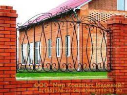 Кованый забор №186 от 8 000 руб. за м2