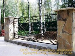 Кованый забор №178 от 11 500 руб. за м2