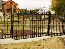 Кованый забор №166 от 7 000 руб. за м2