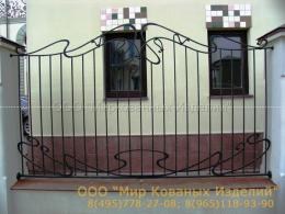 Кованый забор №163 от 7 000 руб. за м2