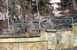 Кованый забор №147 от 6 500 руб. за м2