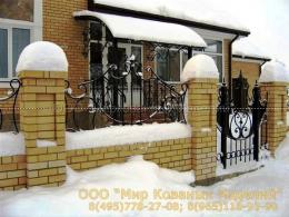 Кованый забор №136 от 8 000 руб. за м2