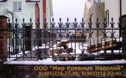 Кованый забор №130 от 10 000 руб. за м2