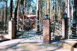 Кованый забор №128 от 18 000 руб. за м2