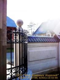 Кованый забор №119 от 8 000 руб. за м2