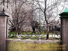 Кованый забор №116 от 12 000 руб. за м2