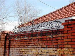 Кованый забор №112 от 5 000 руб. за пог.м.
