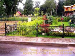 Кованый забор №108 от 7 000 руб. за пог.м.