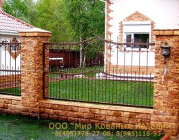 Кованый забор №102 от 6 000 руб. за м2