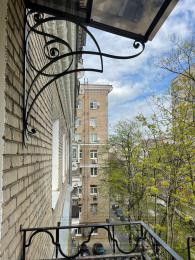 Кованый козырек над балконом №264