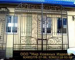 Кованые ворота №162  от 11 000 руб. за м2