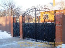 Кованые ворота и калитка №147 от 10 000 руб. за м2